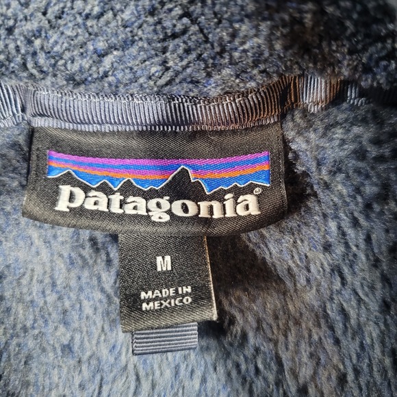 Patagonia Women's Snap-T Polartec Blue Fleece 1/4 Snap Size Medium - Picture 4 of 9